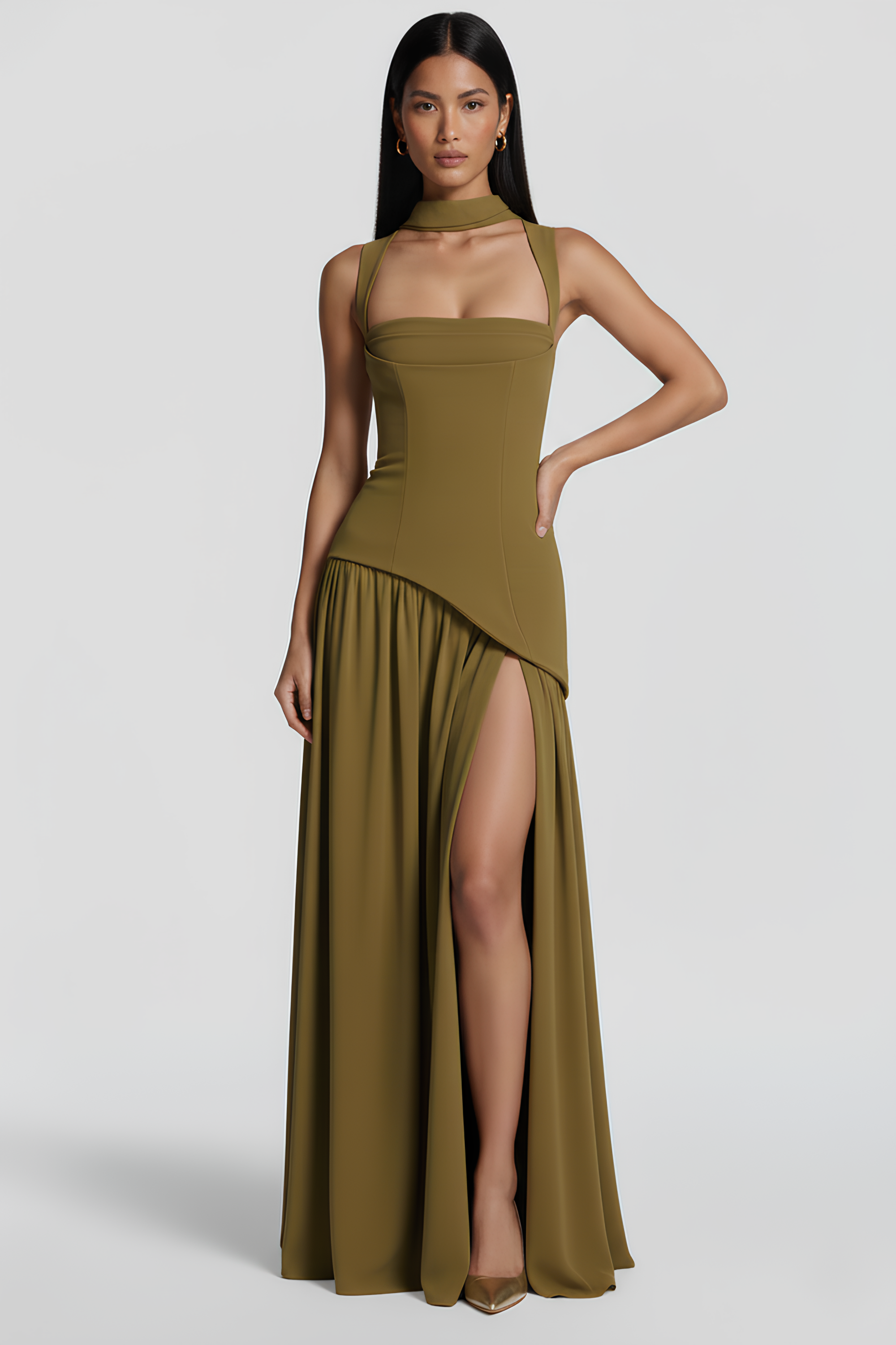 Verônica formgebendes Kleid