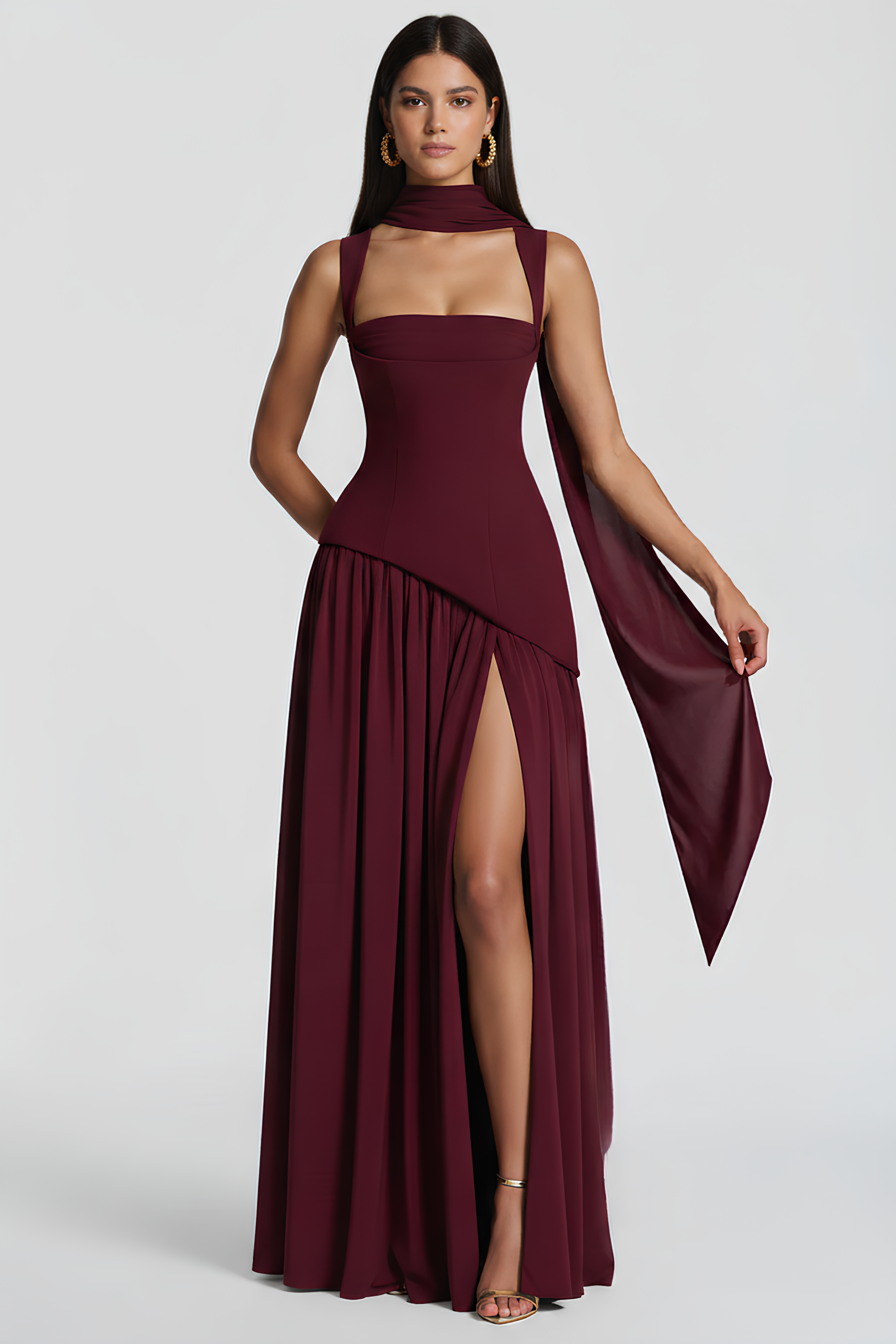 Verônica formgebendes Kleid