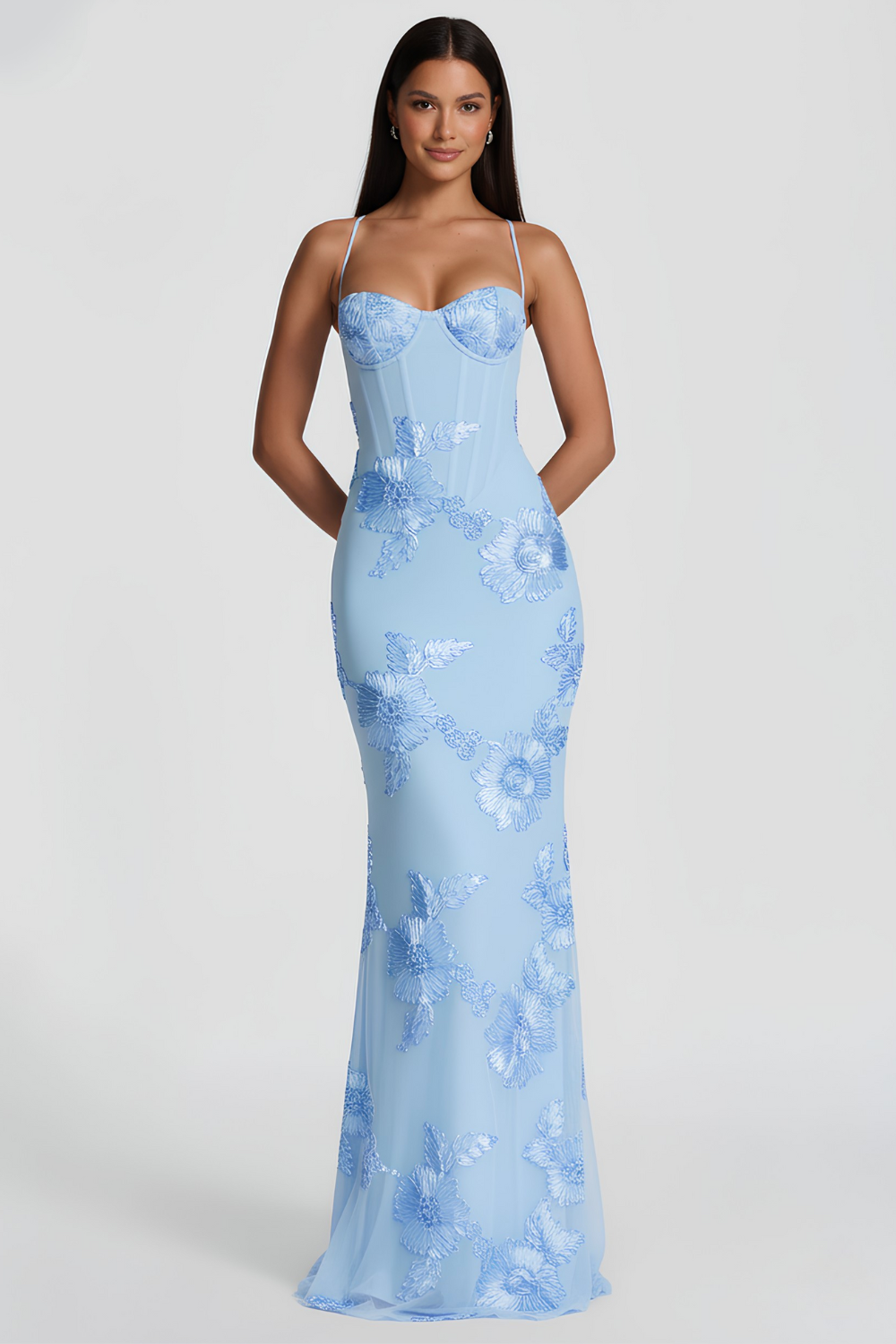 Viena Long Bustier Dress