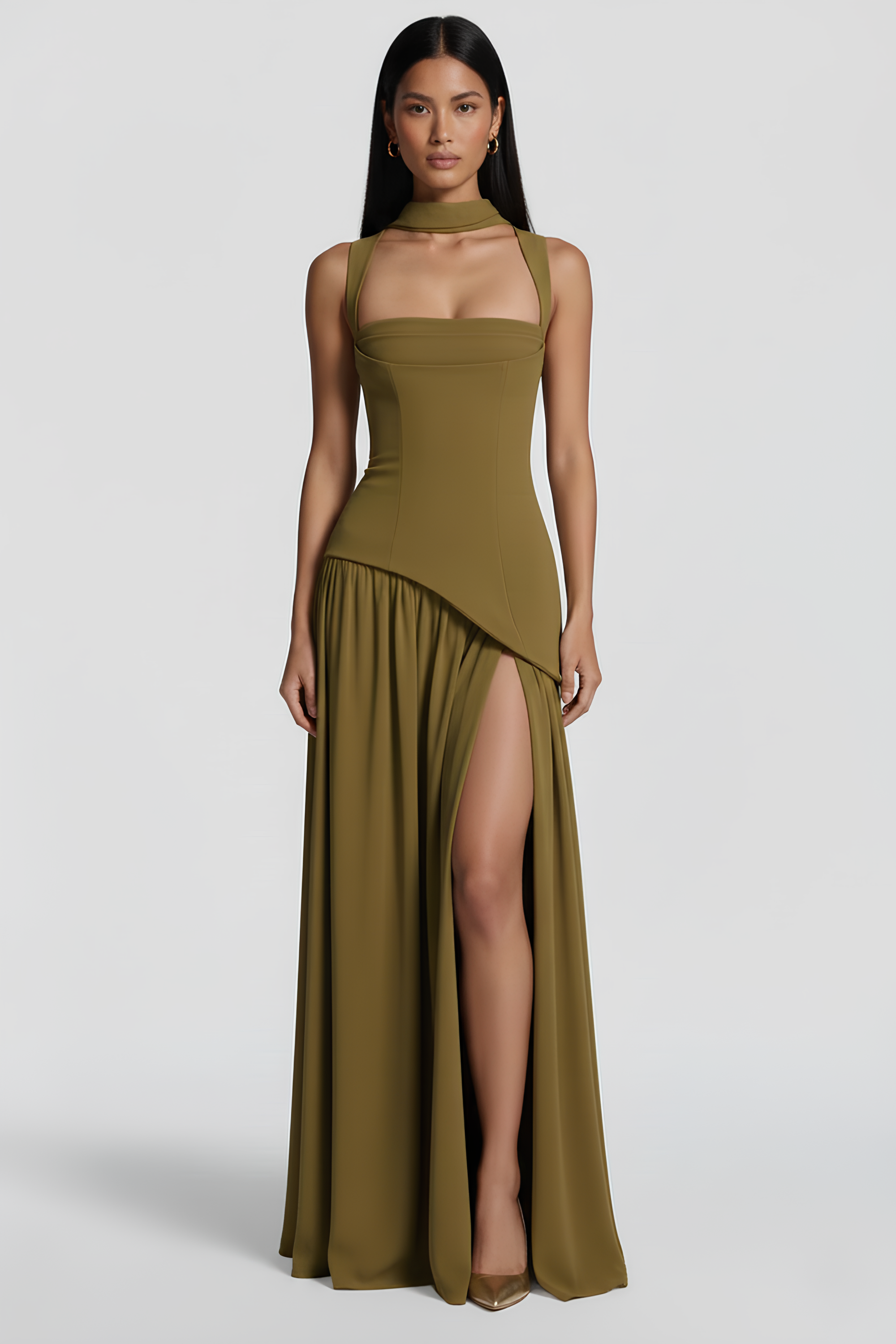 Verônica formgebendes Kleid