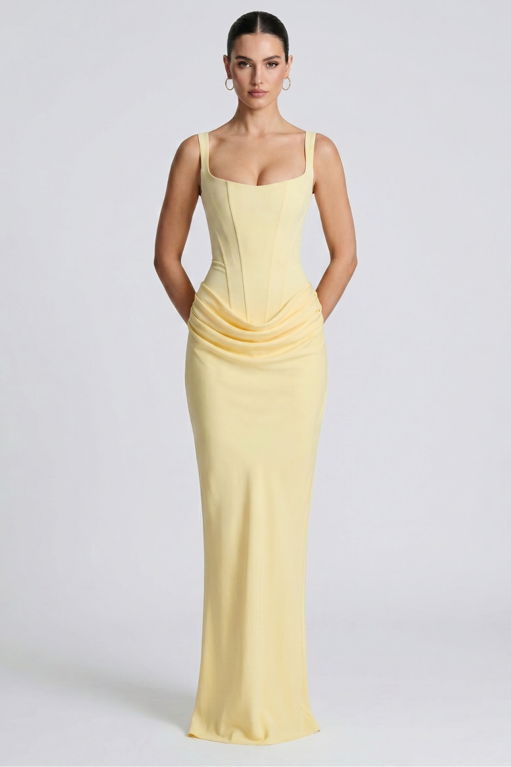 Laura langes Bustierkleid
