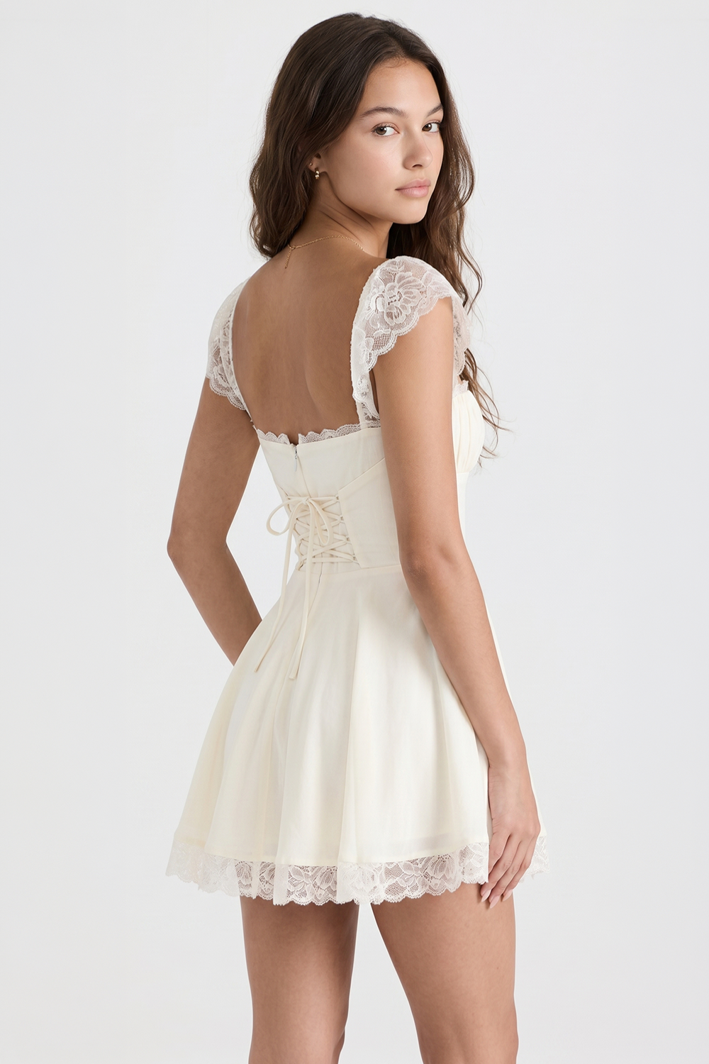 Jasmin Spitzenbustierkleid