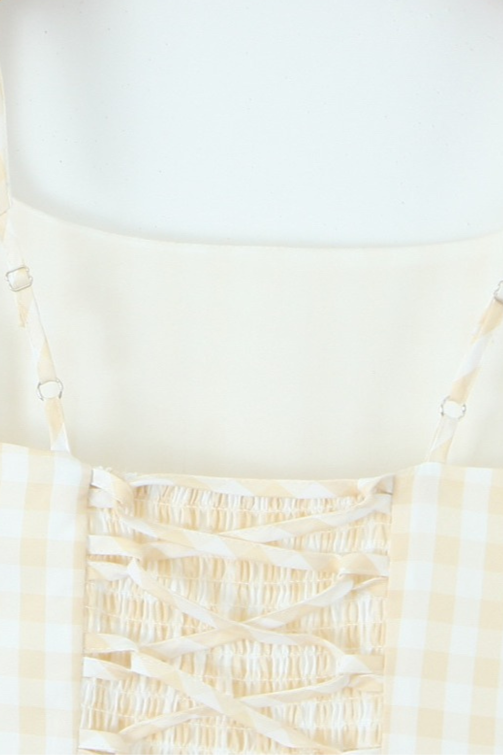 Yara Plaid Bustier Dress