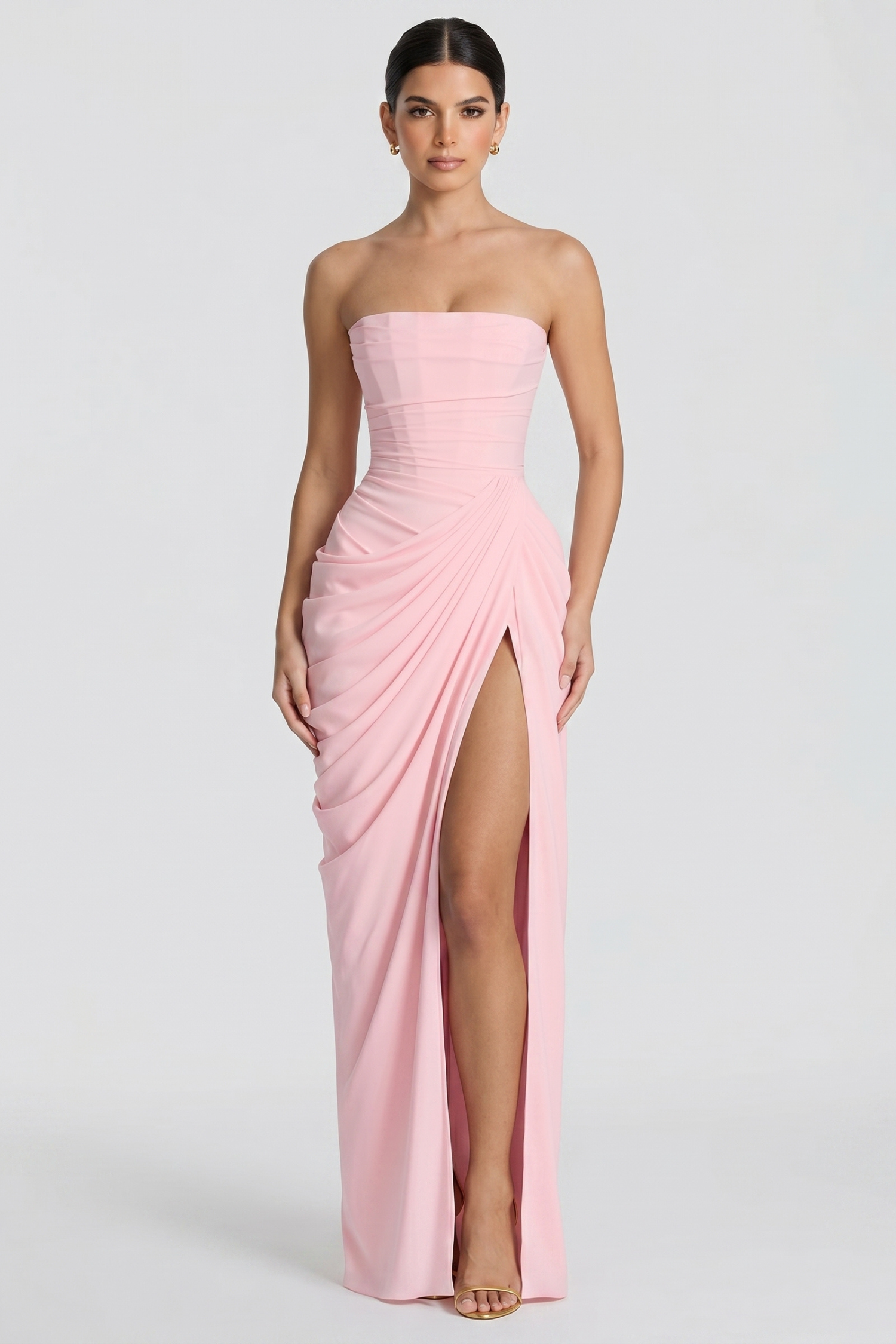 Helena Long Bustier Dress