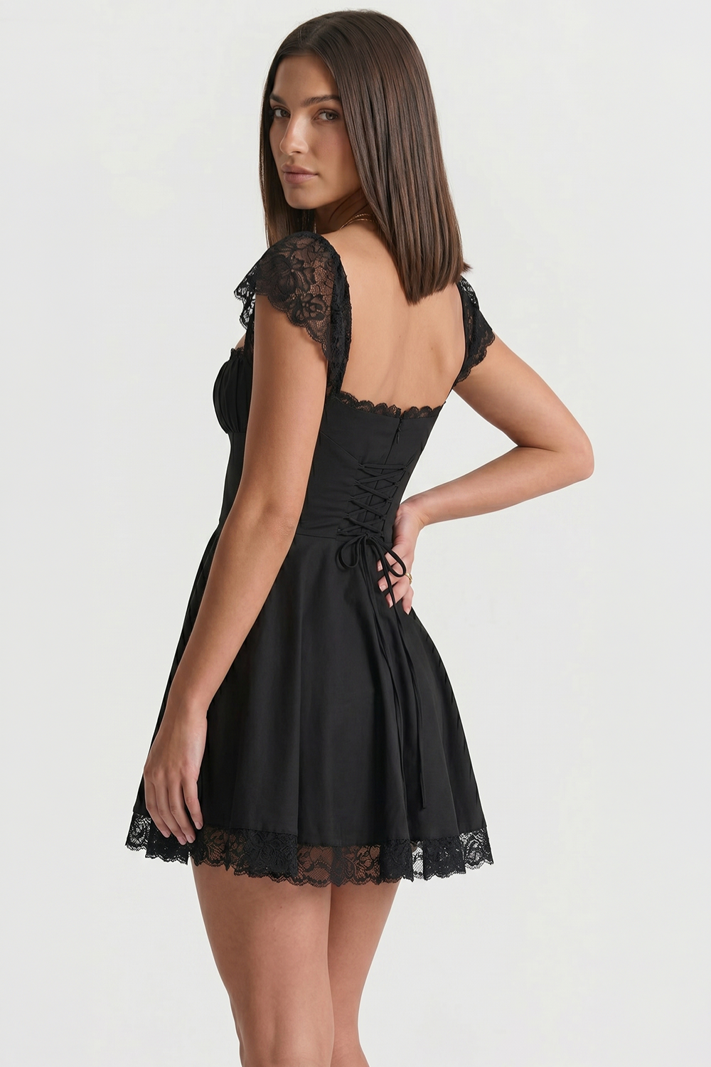 Jasmin Spitzenbustierkleid