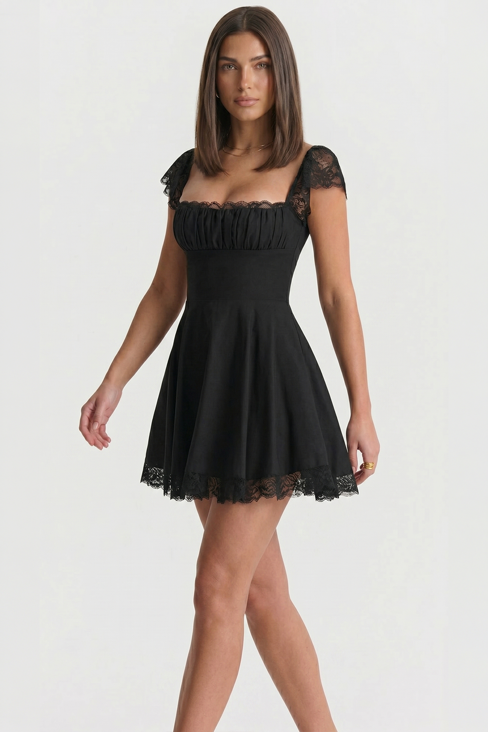 Jasmin Spitzenbustierkleid
