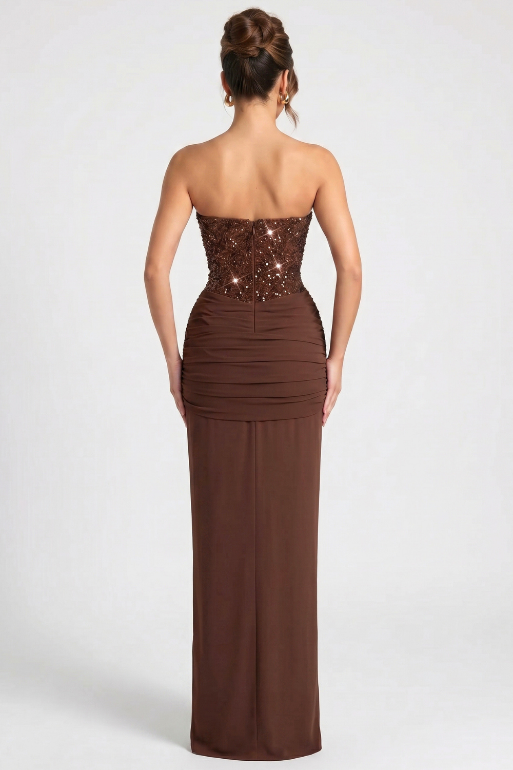 Gladys Long Bustier Dress