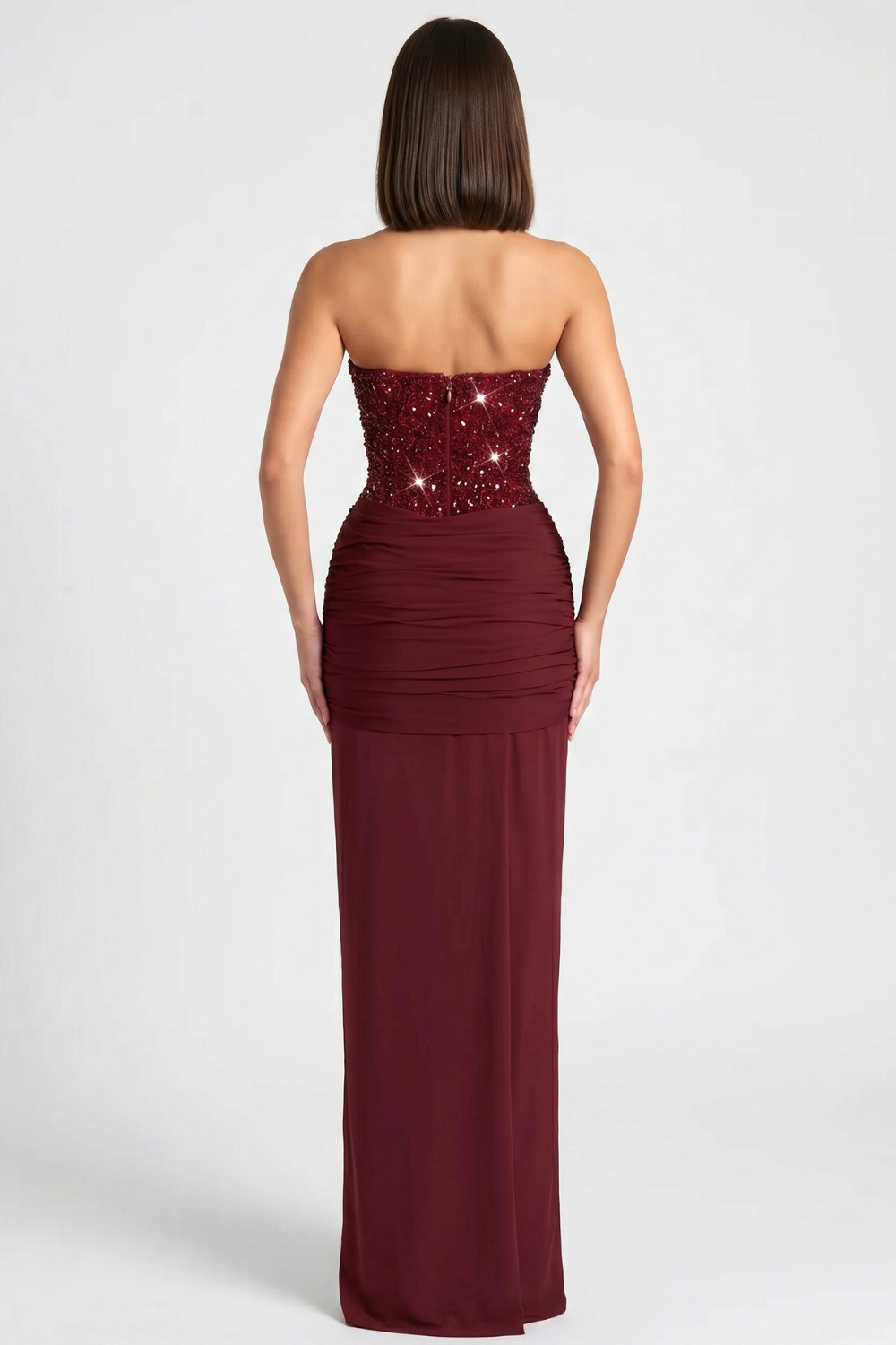 Gladys Long Bustier Dress