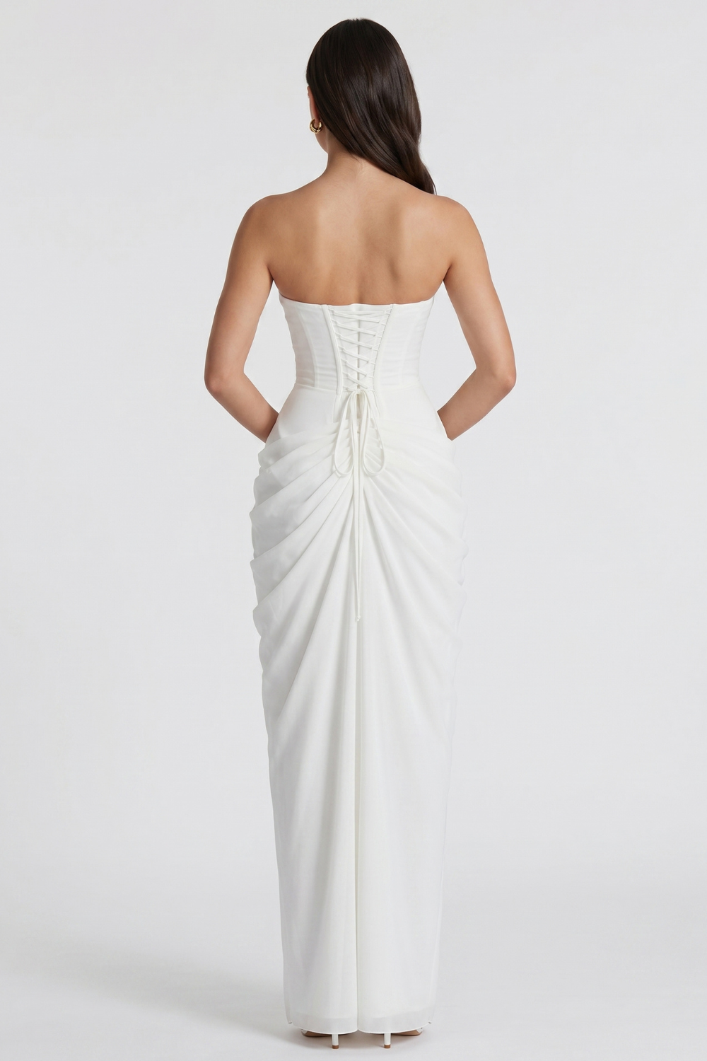 Helena Long Bustier Dress