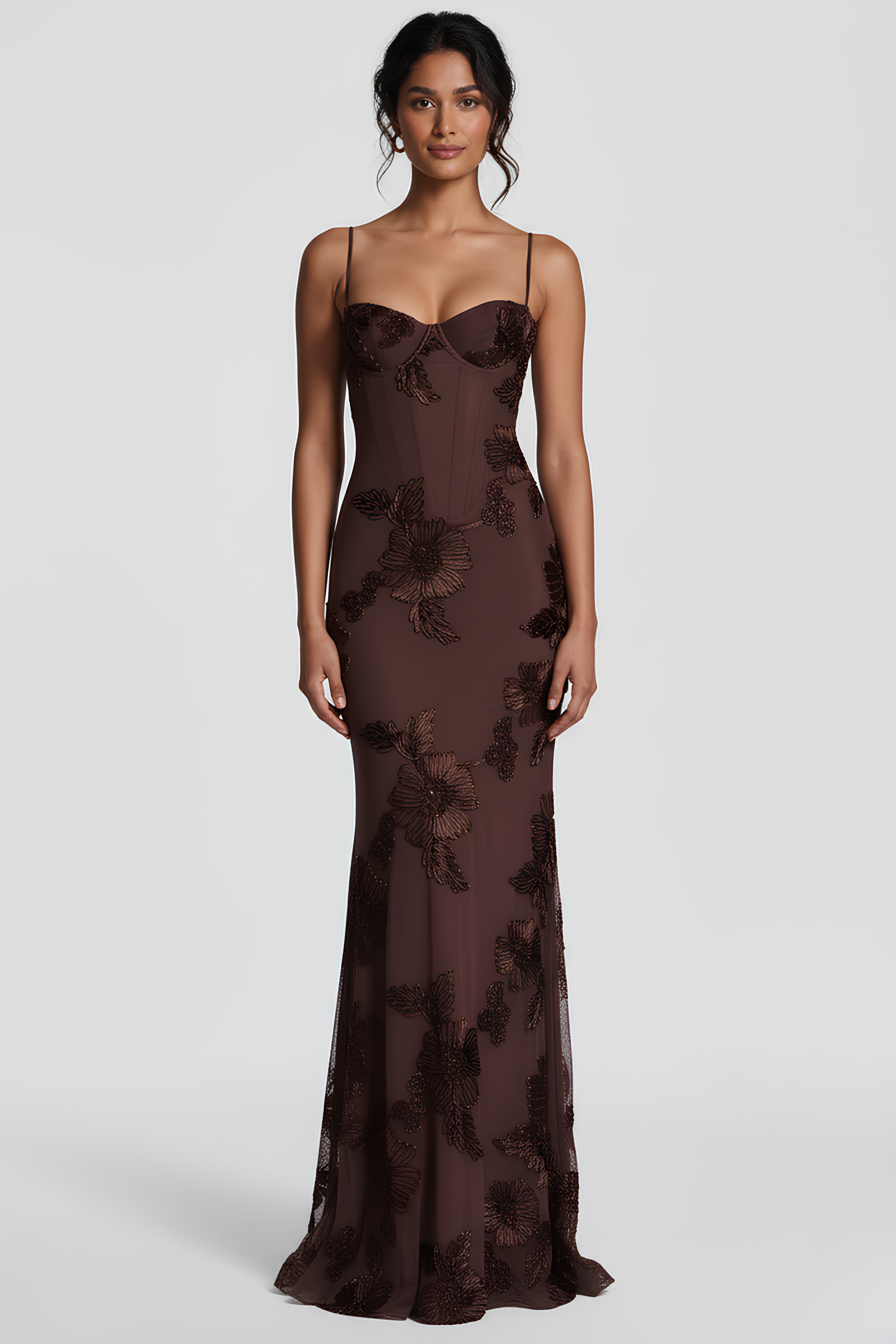 Viena Long Bustier Dress