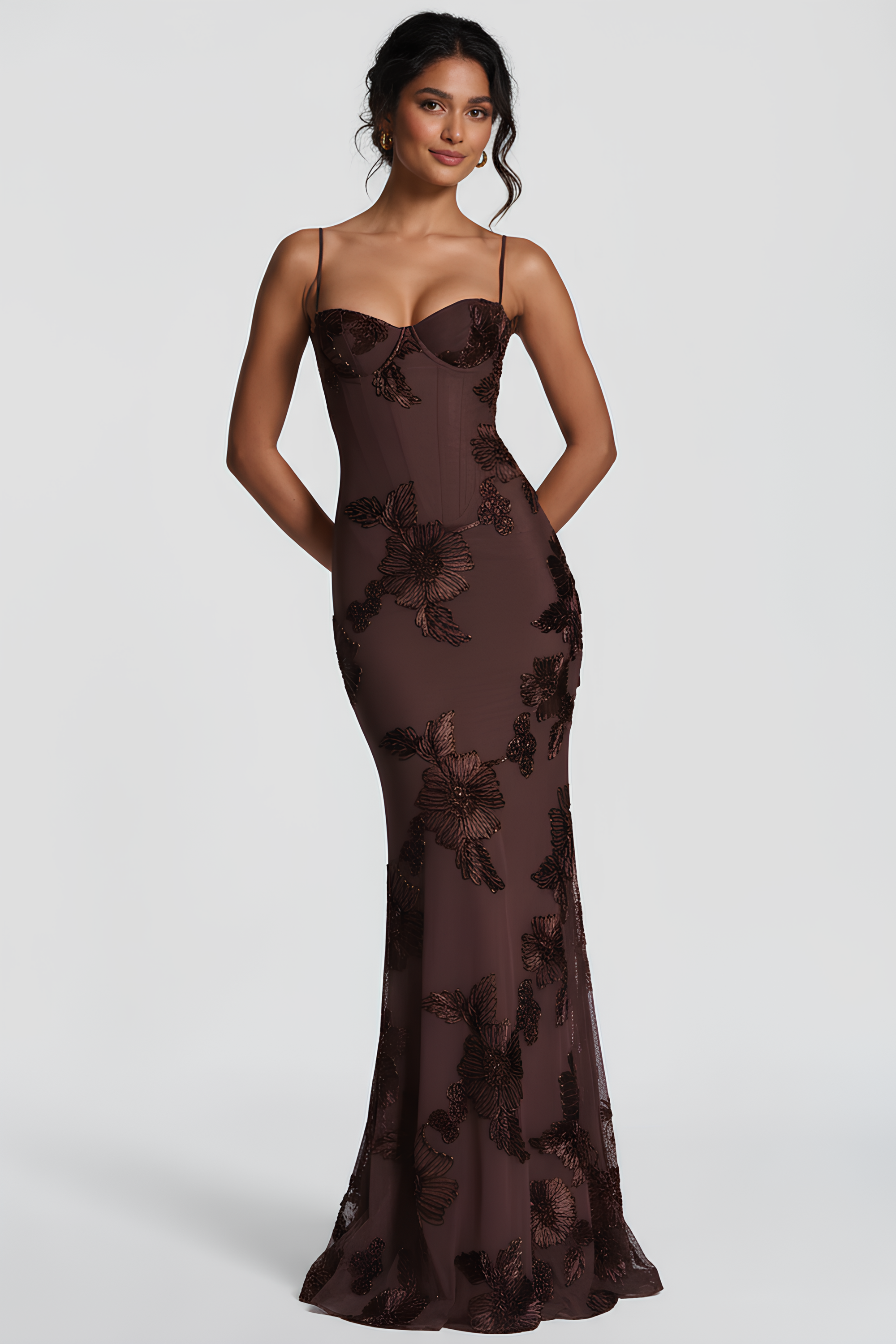 Viena Long Bustier Dress