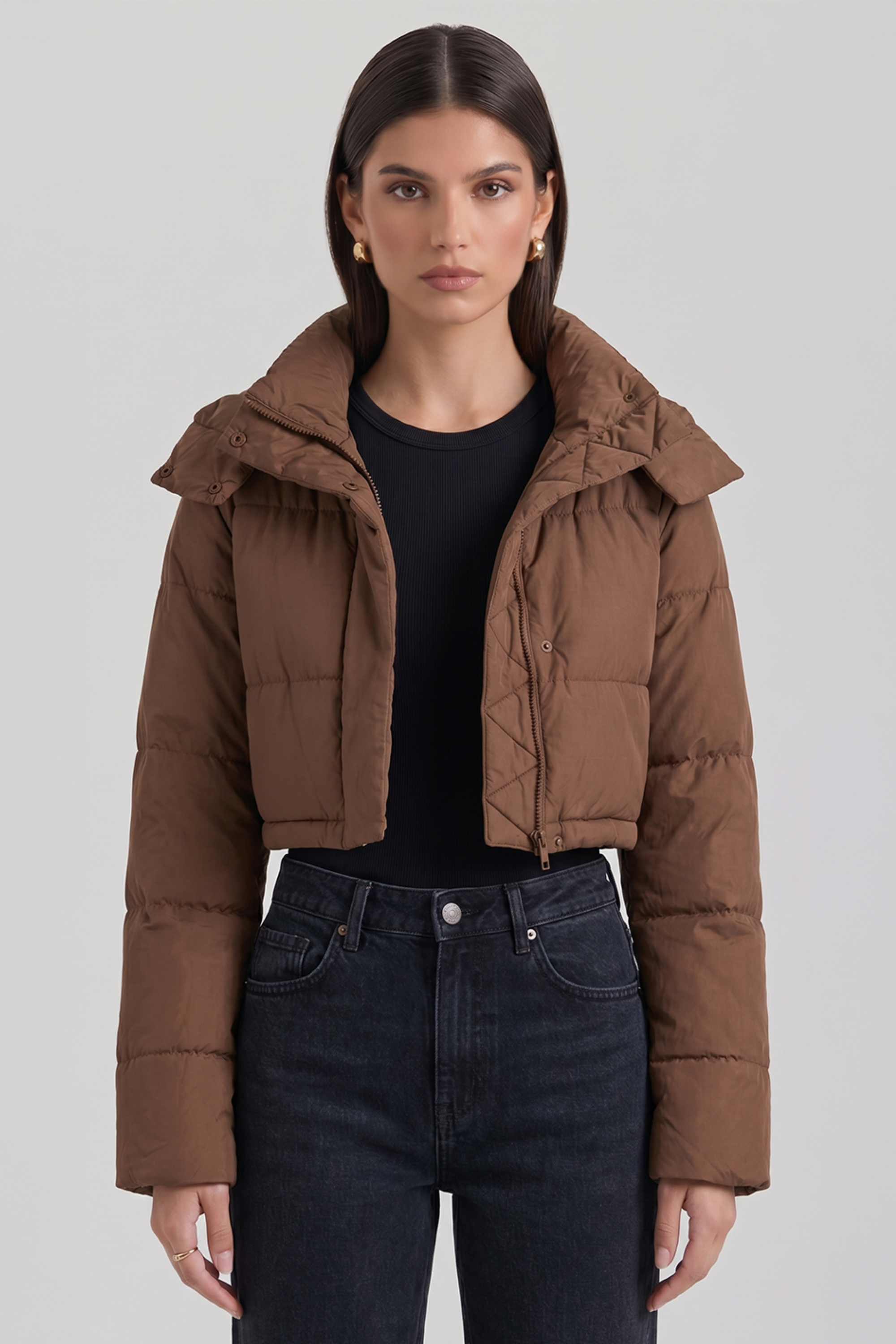 Kurze Steppjacke