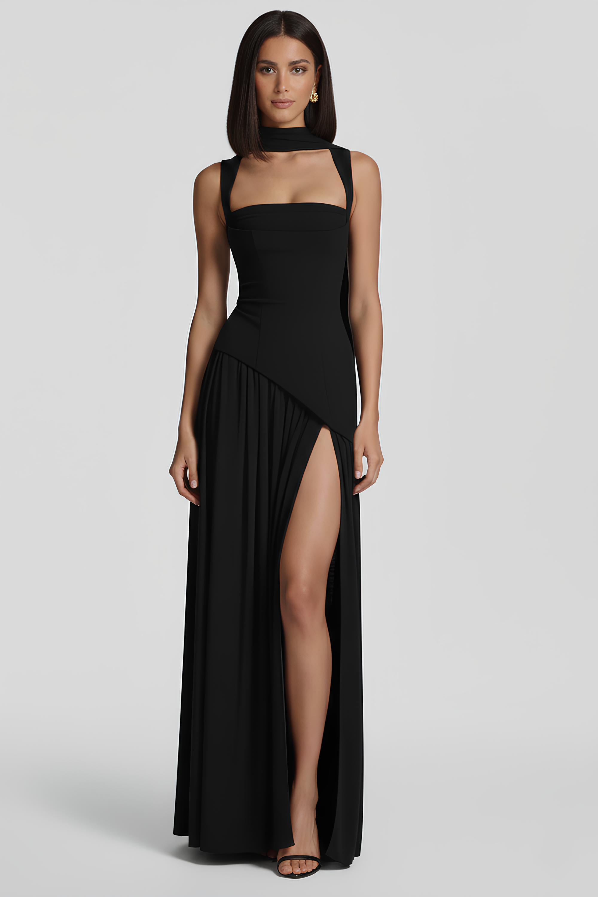 Verônica formgebendes Kleid