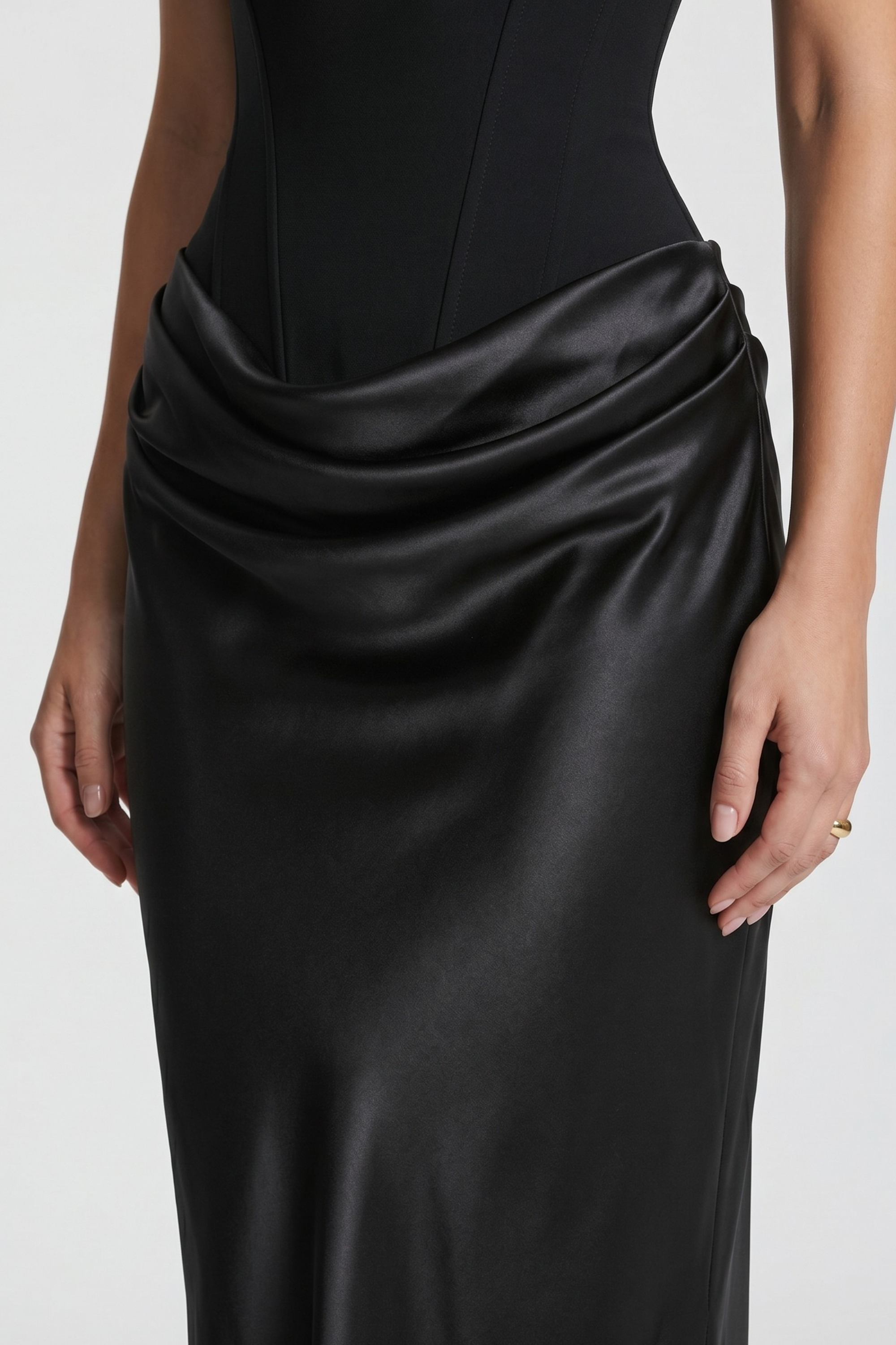 Amy Long Bustier Dress