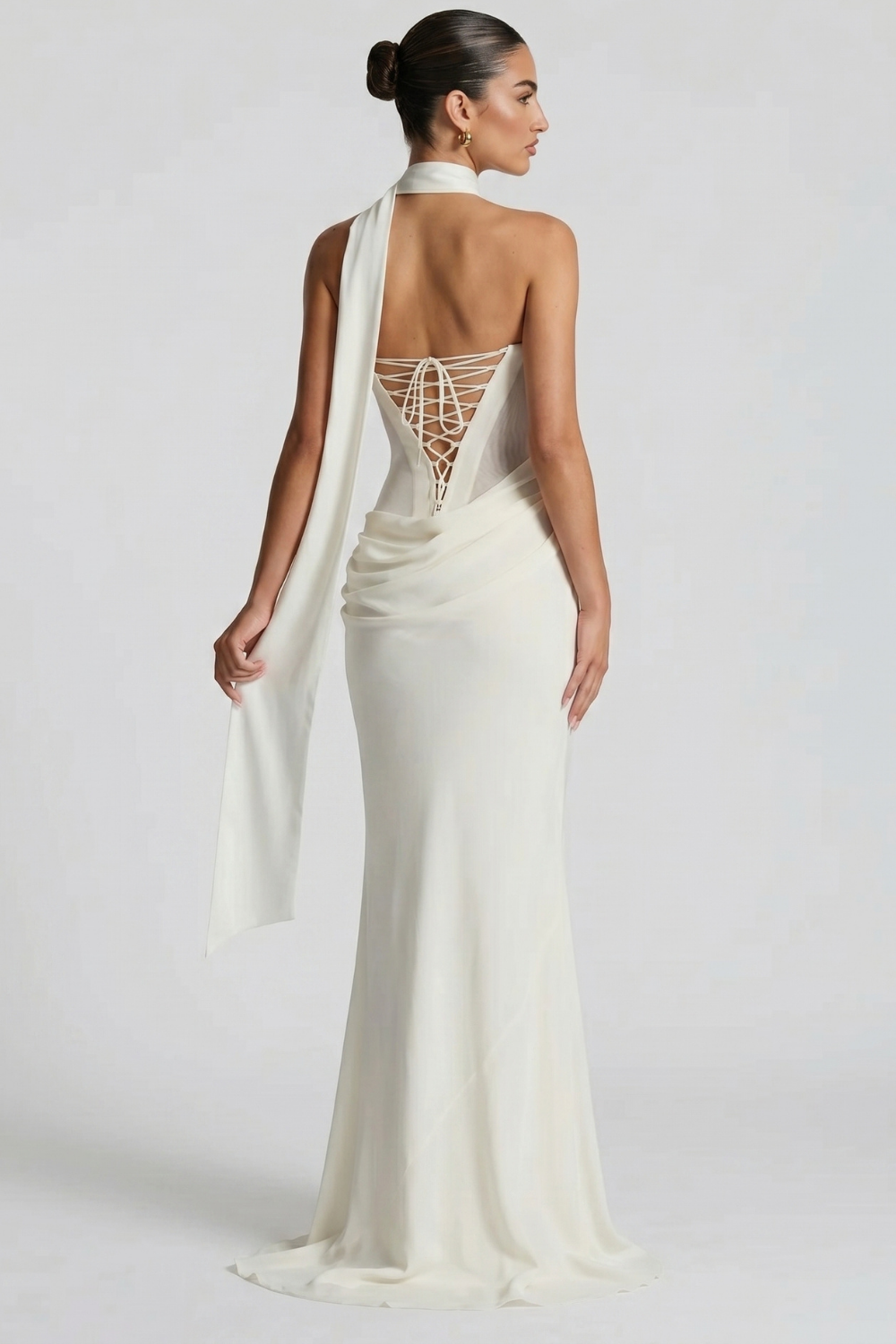 Alessia langes Bustier-Kleid