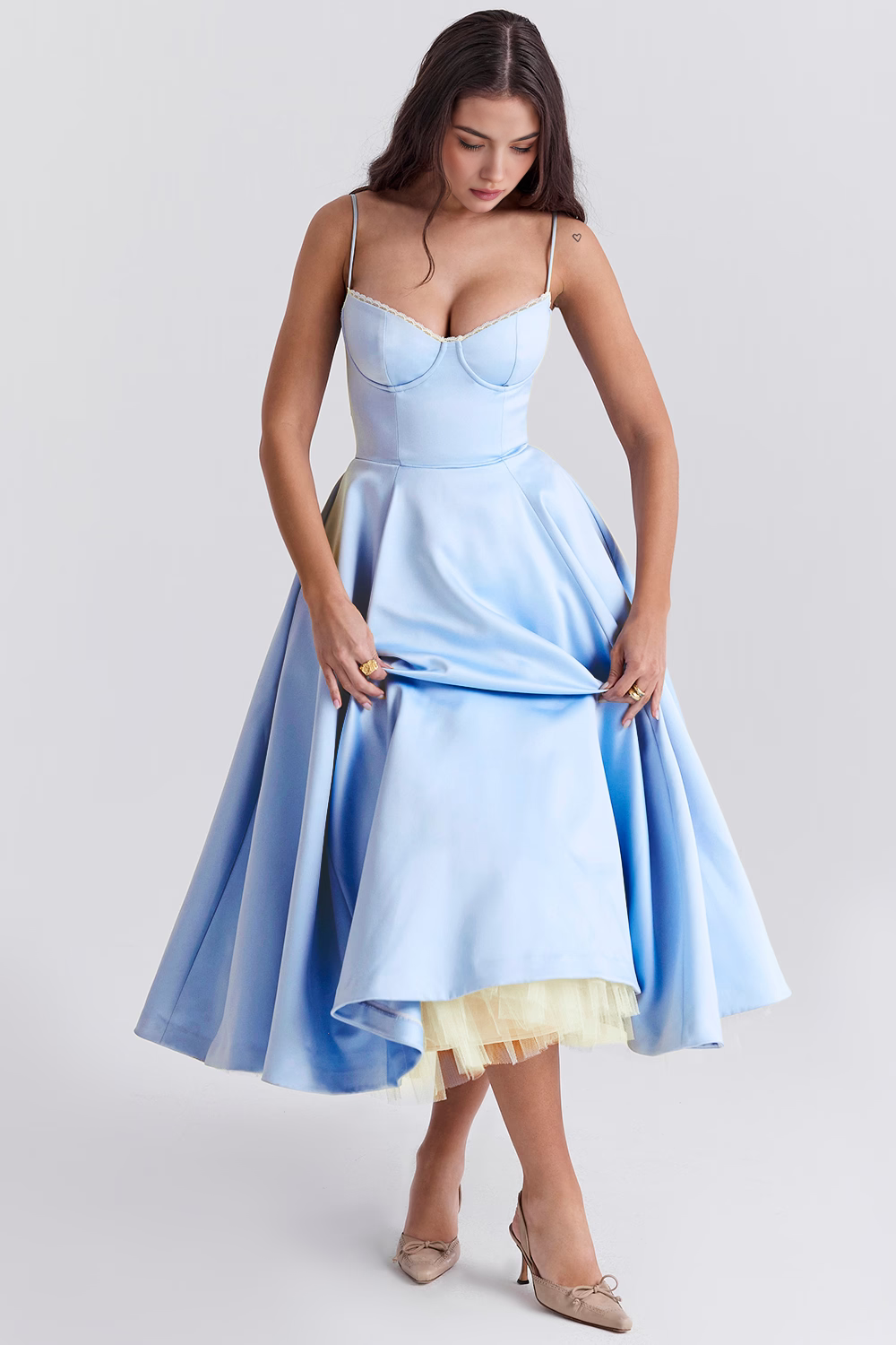 Cloe Midi Dress - Double Layer