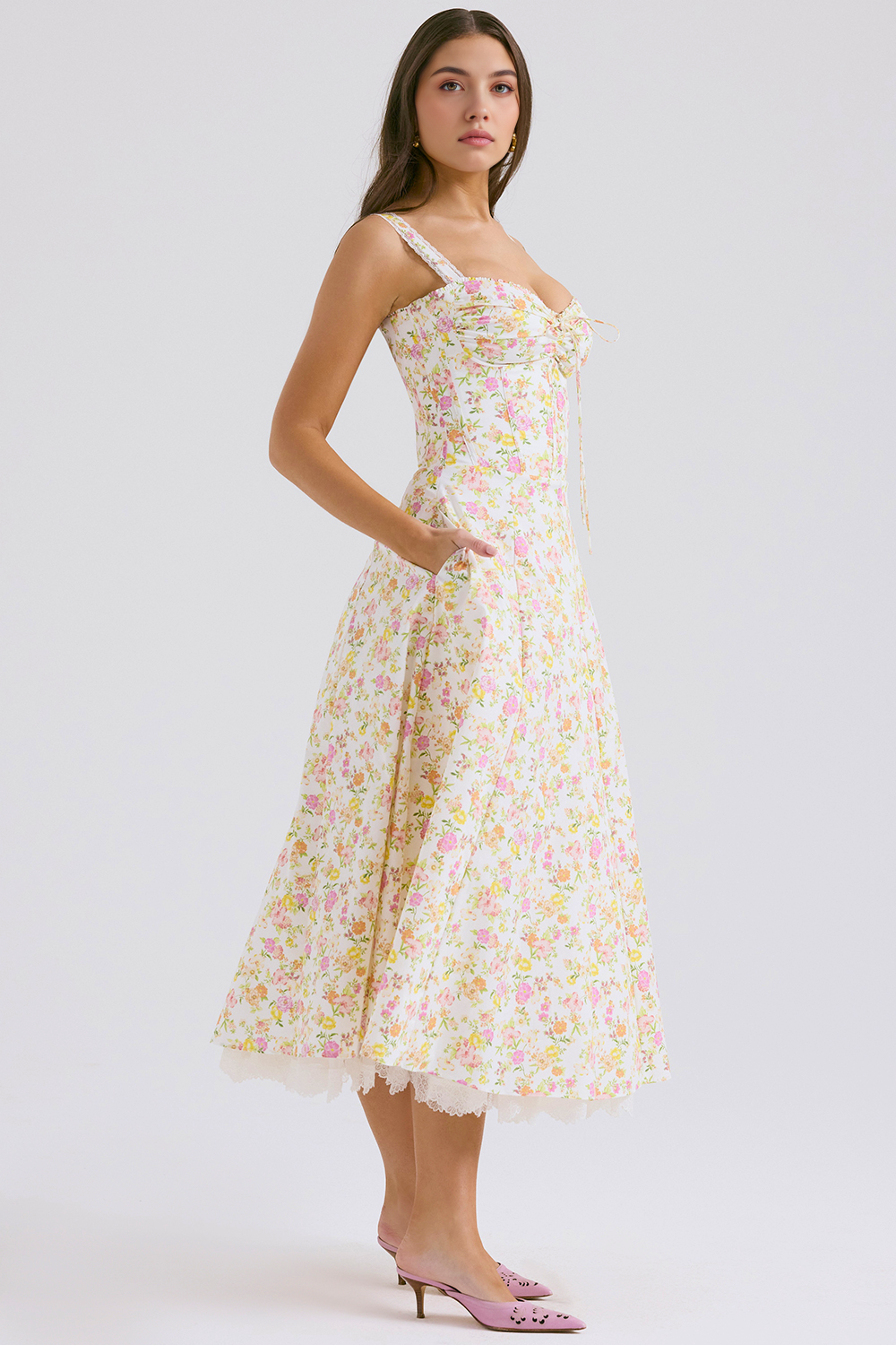 Valentina-Bustierkleid aus Spitze