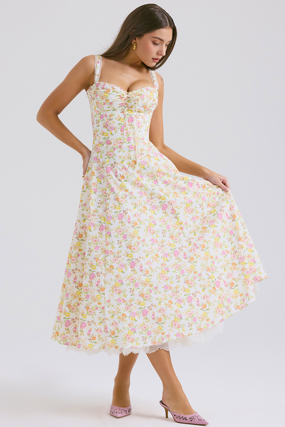 Valentina-Bustierkleid aus Spitze