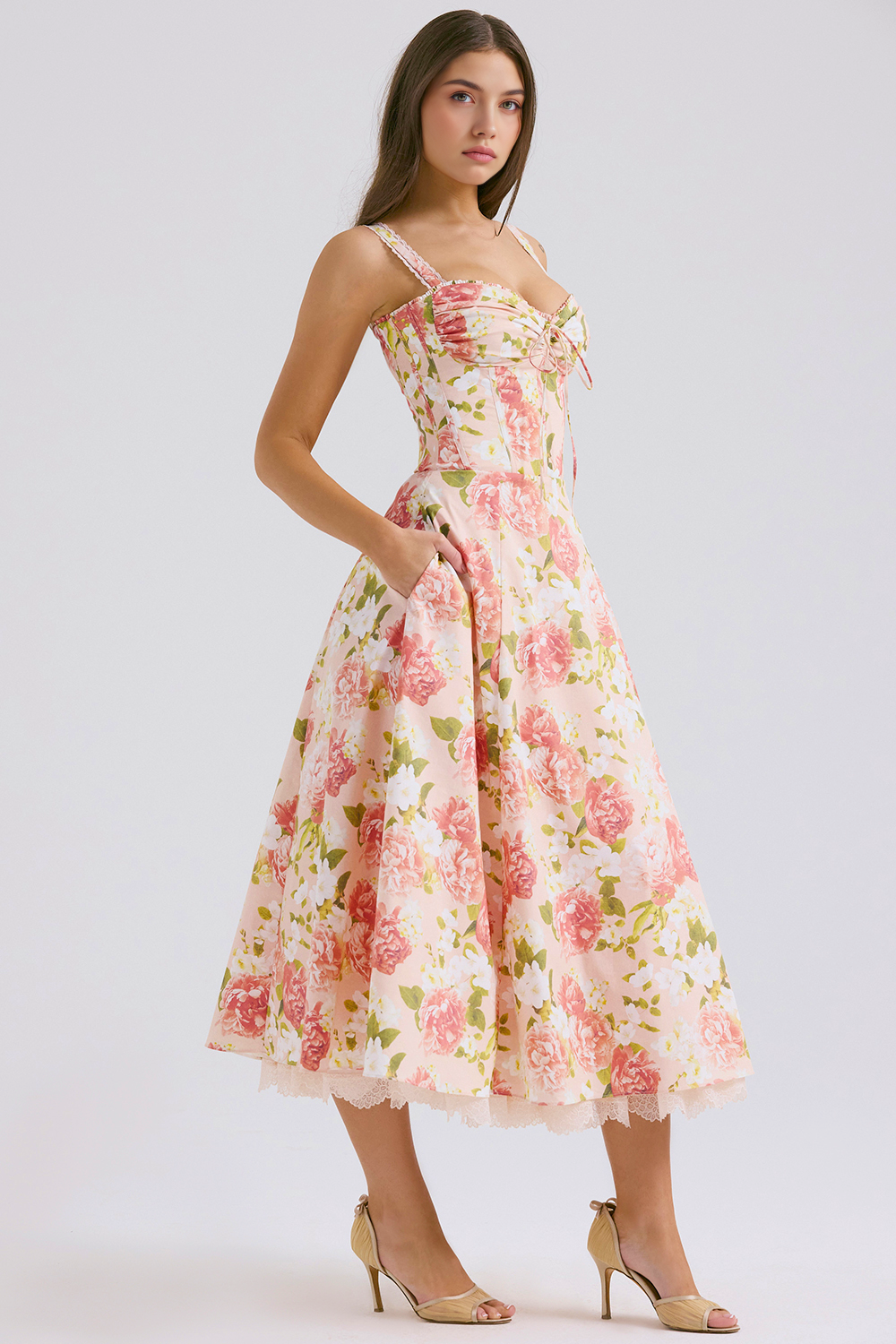 Valentina-Bustierkleid aus Spitze