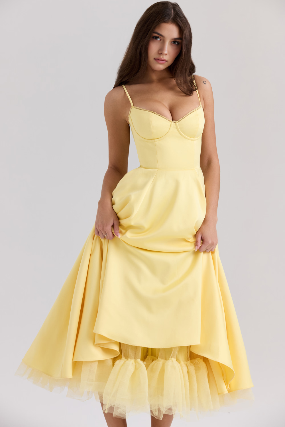 Cloe Midi Dress - Double Layer