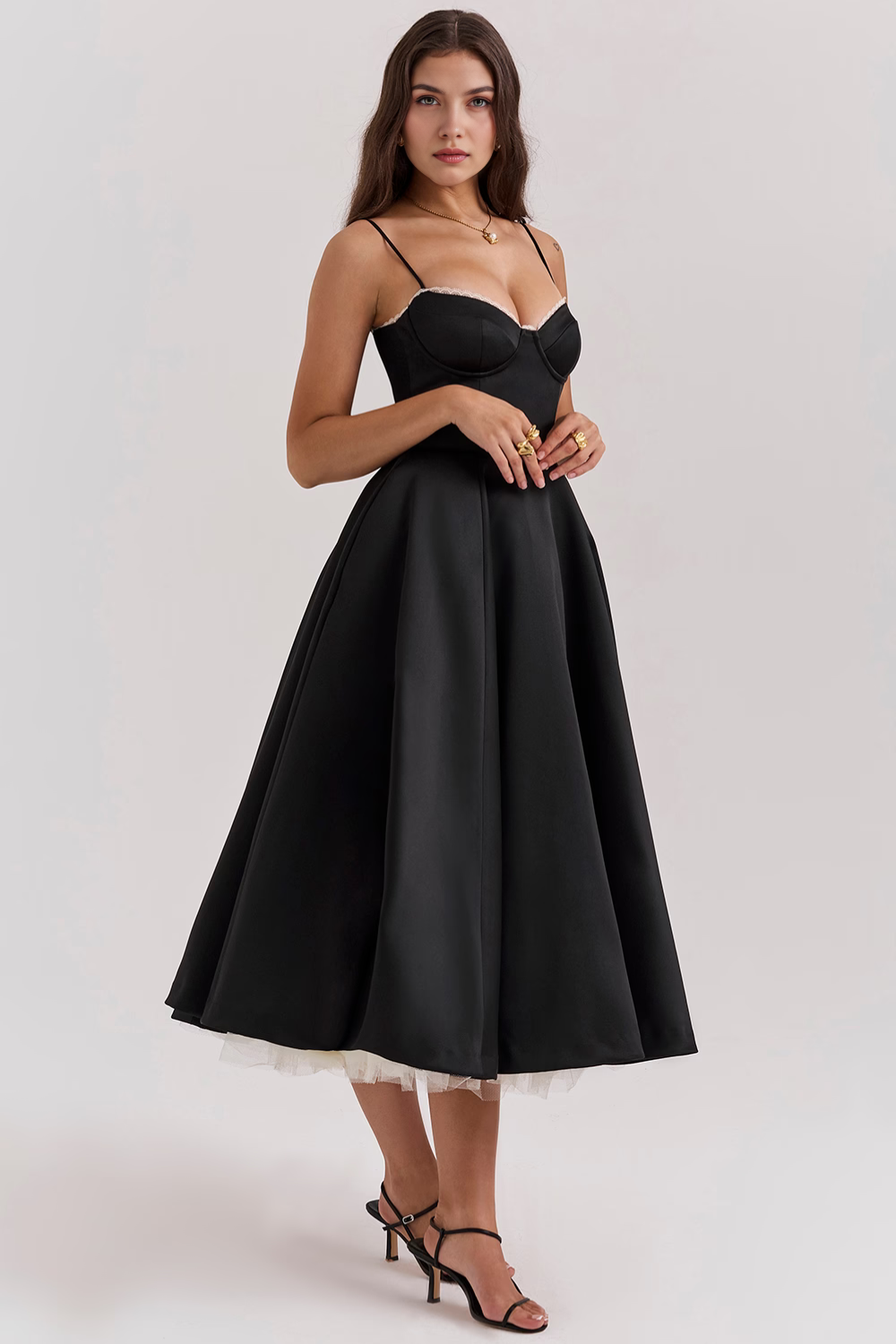 Cloe Midi Dress - Double Layer
