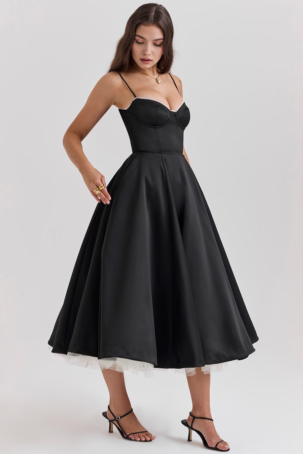 Cloe Midi Dress - Double Layer
