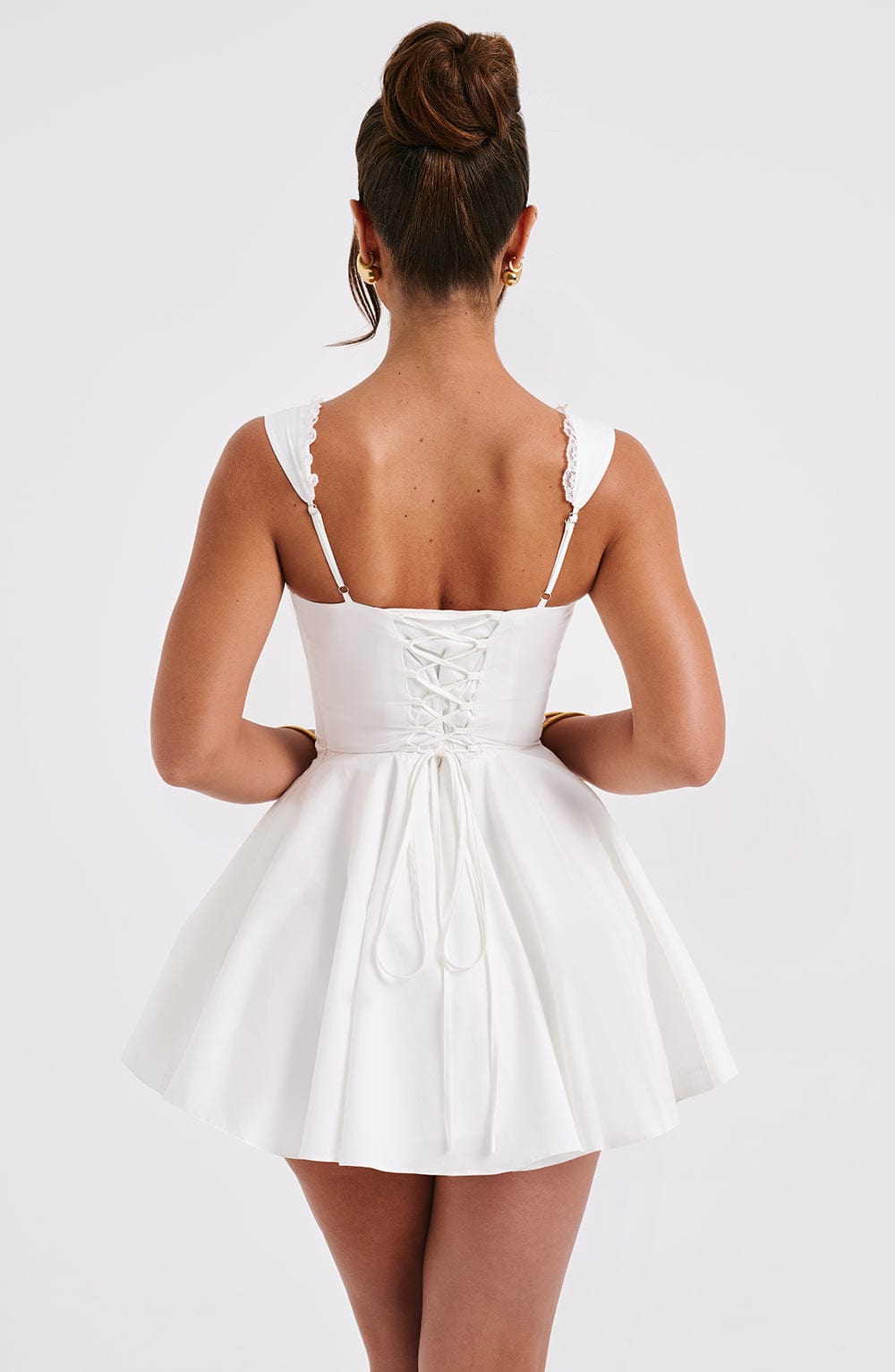 Antonella Mini Dress - Ivory - Napalia