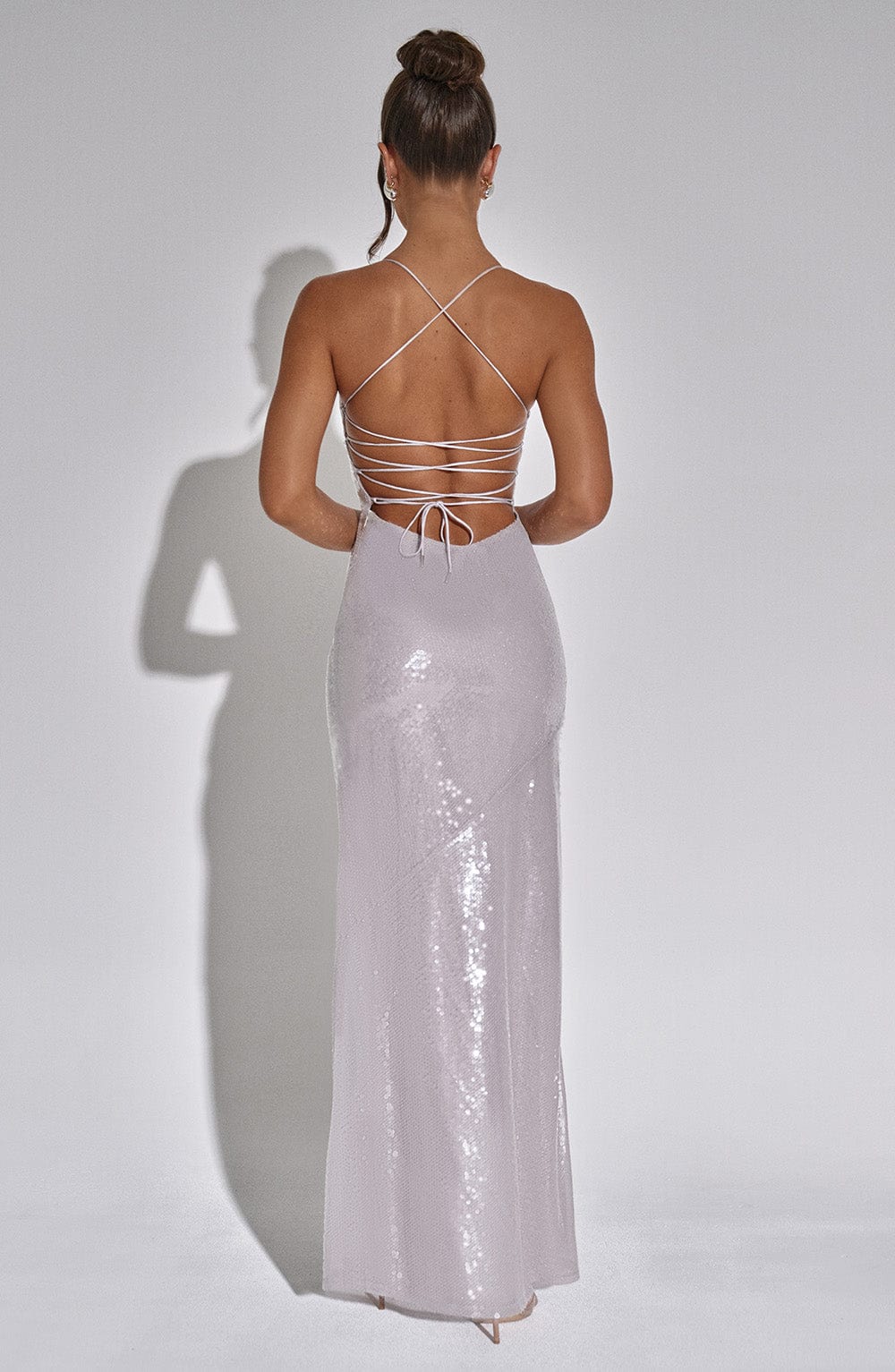 Bells Maxi Dress - Silver - Napalia