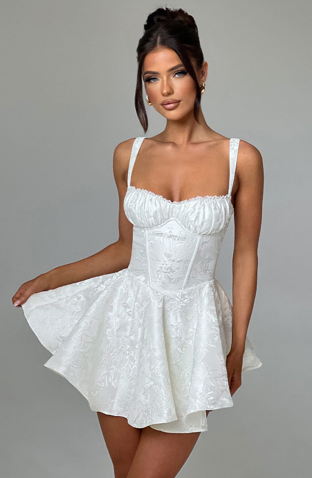 Emelie Playsuit - Ivory - Napalia