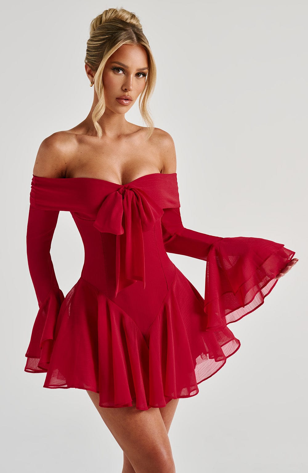 Nerissa Playsuit - Red - Napalia